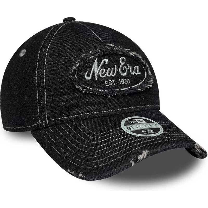 kepure-islenkta-juoda-reguliuojamas-9twenty-a-frame-distress-new-era