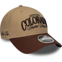 kepure-islenkta-ruda-reguliuojamas-9forty-m-crown-wordmark-denver-colorado-new-era