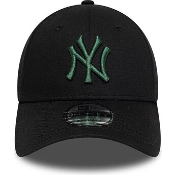 Kepurė išlenkta juoda reguliuojamas 9FORTY League Essential New York Yankees MLB New Era