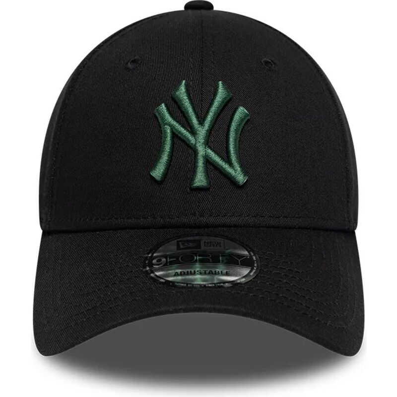 kepure-islenkta-juoda-reguliuojamas-9forty-league-essential-new-york-yankees-mlb-new-era
