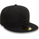 kepure-plokscia-juoda-priglundanti-59fifty-league-essential-los-angeles-dodgers-mlb-new-era