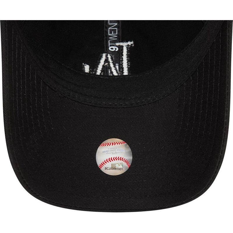 kepure-islenkta-juoda-reguliuojamas-9twenty-league-essential-los-angeles-dodgers-mlb-new-era