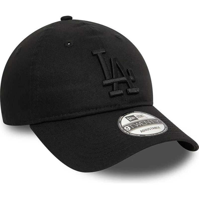 kepure-islenkta-juoda-reguliuojamas-9twenty-league-essential-los-angeles-dodgers-mlb-new-era