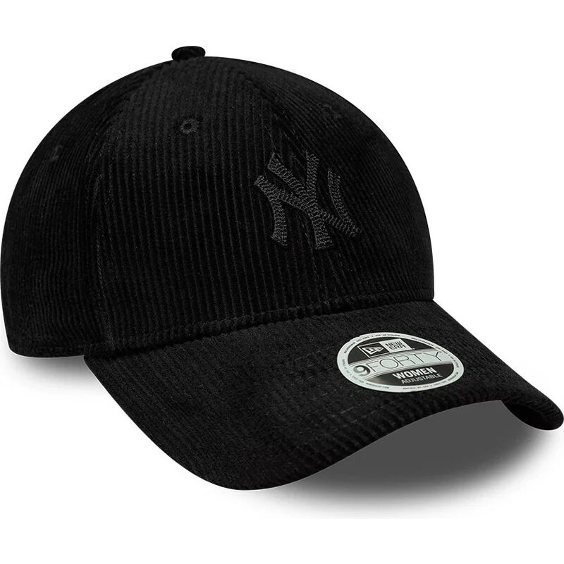 kepure-islenkta-juoda-reguliuojamas-9forty-cord-new-york-yankees-mlb-new-era