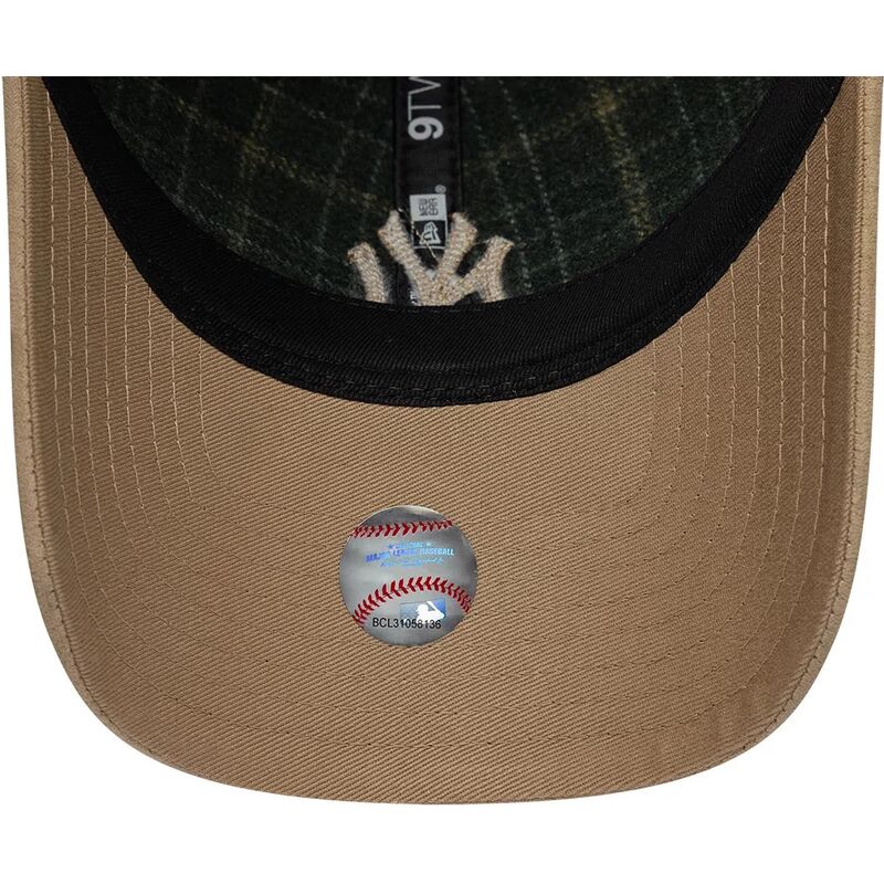 kepure-islenkta-zalia-reguliuojamas-9twenty-mix-check-new-york-yankees-mlb-new-era
