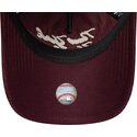 kepure-islenkta-raudona-reguliuojamas-9twenty-a-frame-cord-script-new-york-yankees-mlb-new-era