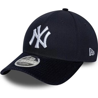 Kepurė išlenkta tamsiai mėlyna snapback 9FORTY M-Crown Cord Visor New York Yankees MLB New Era