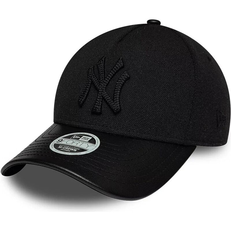 kepure-islenkta-juoda-reguliuojamas-9forty-m-crown-a-frame-fabric-mix-new-york-yankees-mlb-new-era