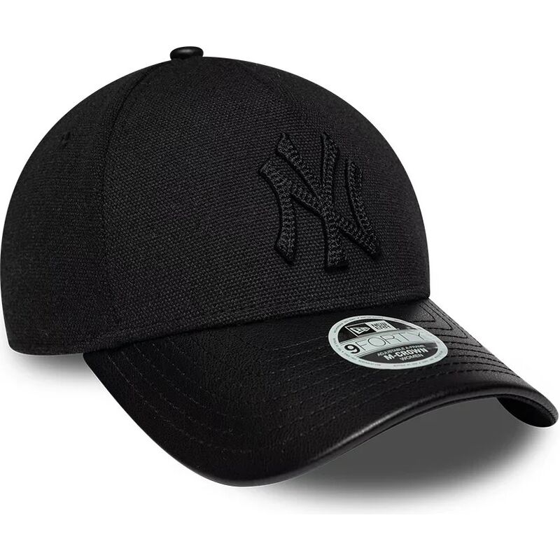 kepure-islenkta-juoda-reguliuojamas-9forty-m-crown-a-frame-fabric-mix-new-york-yankees-mlb-new-era