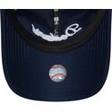 kepure-islenkta-tamsiai-melyna-reguliuojamas-9twenty-cord-script-los-angeles-dodgers-mlb-new-era