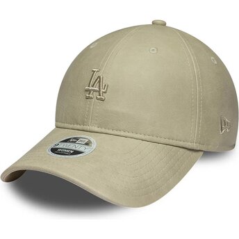 Kepurė išlenkta smėlio reguliuojamas 9TWENTY Washed PU Los Angeles Dodgers MLB New Era