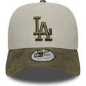 kepure-islenkta-zalia-snapback-9forty-e-frame-suede-visor-los-angeles-dodgers-mlb-new-era