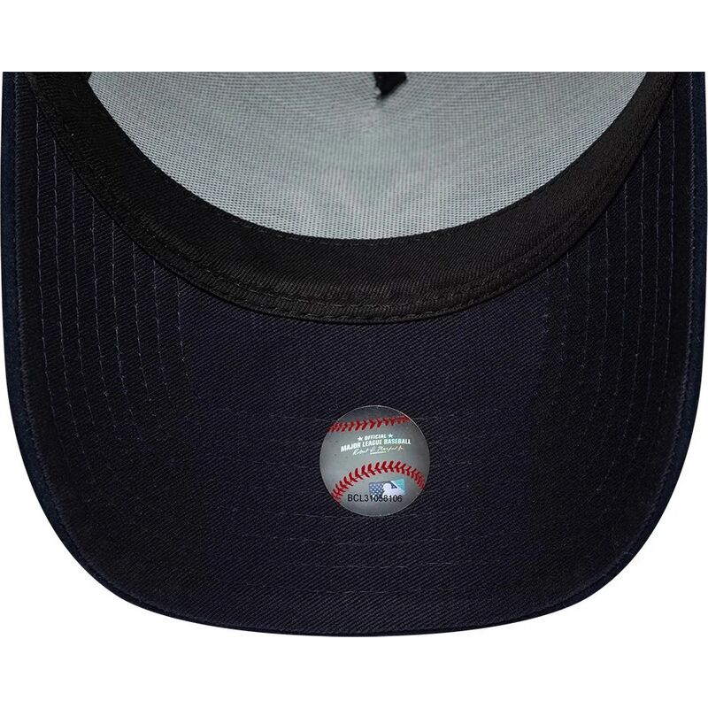kepure-islenkta-zalia-snapback-9forty-e-frame-suede-visor-new-york-yankees-mlb-new-era