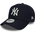 kepure-islenkta-tamsiai-melyna-snapback-9forty-e-frame-mythical-icon-new-york-yankees-mlb-new-era