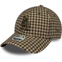 kepure-islenkta-zalia-reguliuojamas-9forty-m-crown-houndstooth-los-angeles-dodgers-mlb-new-era
