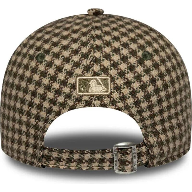kepure-islenkta-zalia-reguliuojamas-9forty-m-crown-houndstooth-los-angeles-dodgers-mlb-new-era