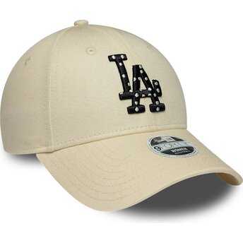 Kepurė išlenkta smėlio reguliuojamas 9FORTY Infill Los Angeles Dodgers MLB New Era