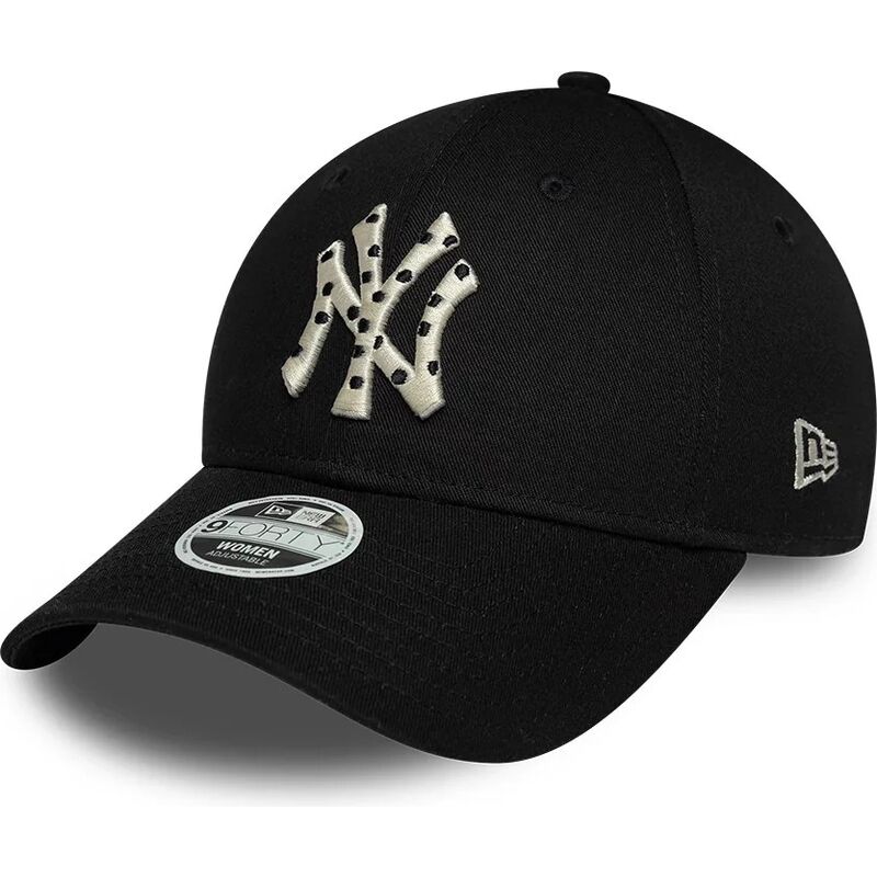 kepure-islenkta-juoda-reguliuojamas-9forty-infill-new-york-yankees-mlb-new-era