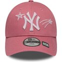 kepure-islenkta-rozine-reguliuojamas-vaikams-9forty-space-new-york-yankees-mlb-new-era