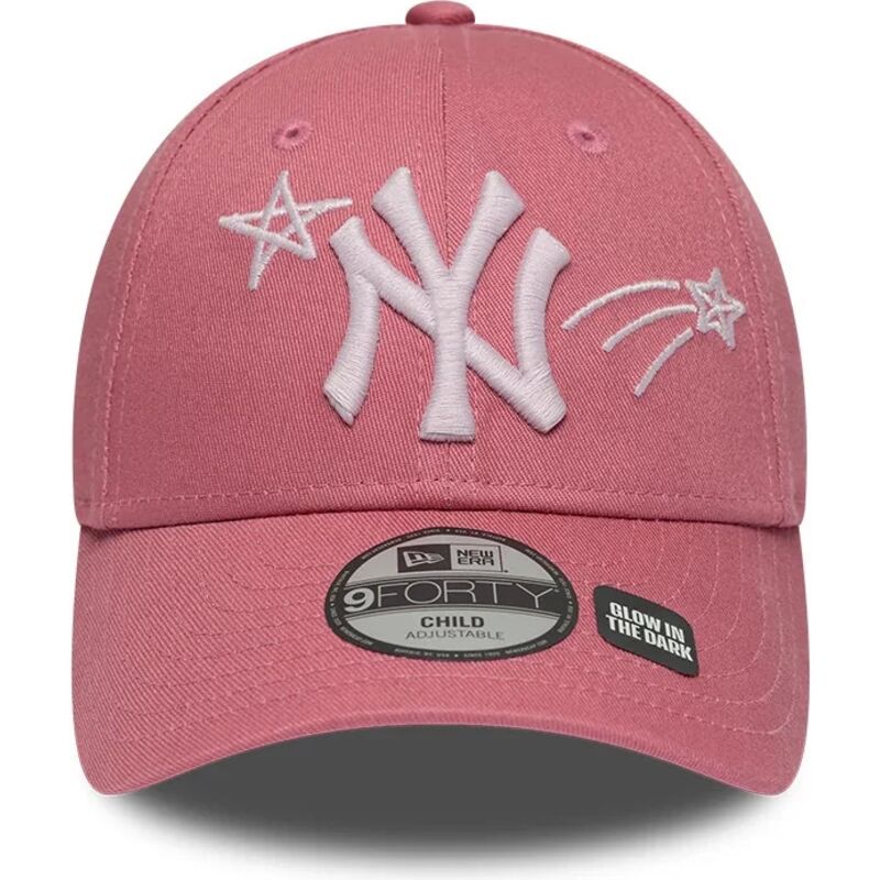 kepure-islenkta-rozine-reguliuojamas-vaikams-9forty-space-new-york-yankees-mlb-new-era