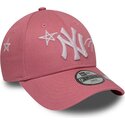 kepure-islenkta-rozine-reguliuojamas-vaikams-9forty-space-new-york-yankees-mlb-new-era