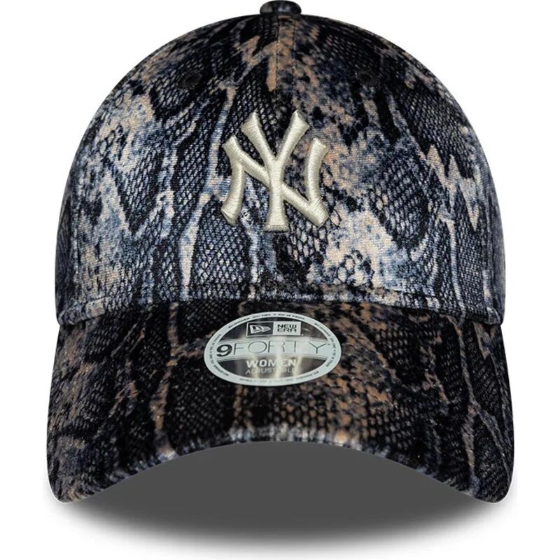 kepure-islenkta-ivairiaspalvis-reguliuojamas-9forty-snake-print-new-york-yankees-mlb-new-era