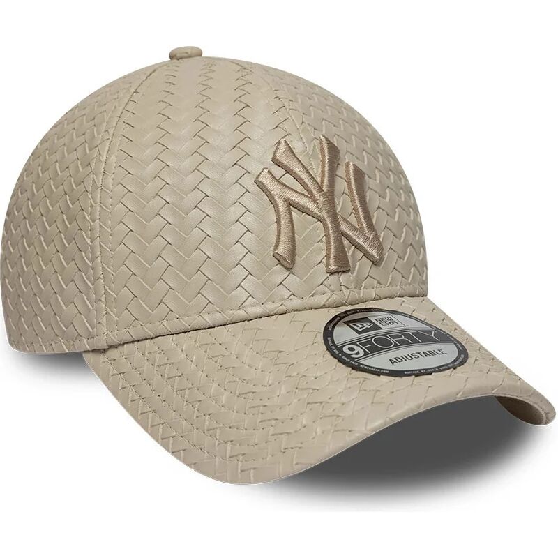 kepure-islenkta-smelio-reguliuojamas-9forty-pu-weave-new-york-yankees-mlb-new-era