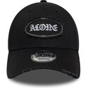 kepure-islenkta-juoda-reguliuojamas-9forty-gem-patch-distress-alone-new-era