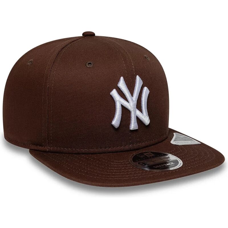 kepure-plokscia-ruda-snapback-9fifty-original-fit-league-essential-new-york-yankees-mlb-new-era