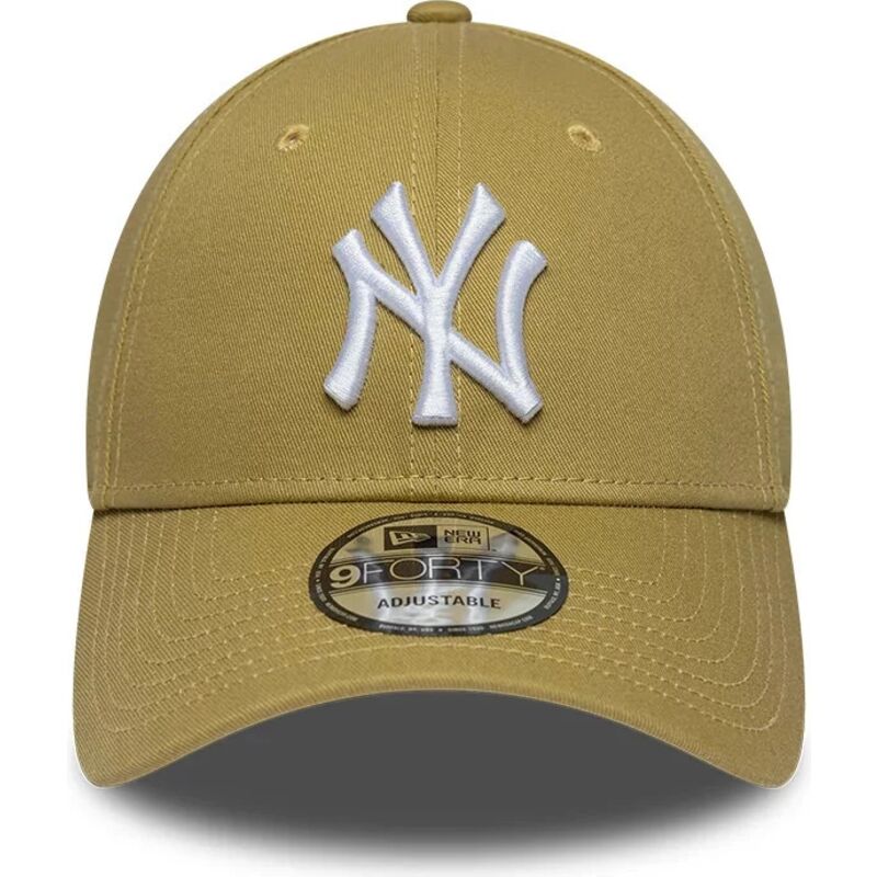 kepure-islenkta-chaki-reguliuojamas-9forty-league-essential-new-york-yankees-mlb-new-era