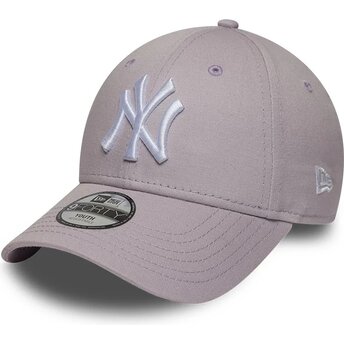 Kepurė išlenkta violetinė reguliuojamas vaikams 9FORTY League Essential New York Yankees MLB New Era