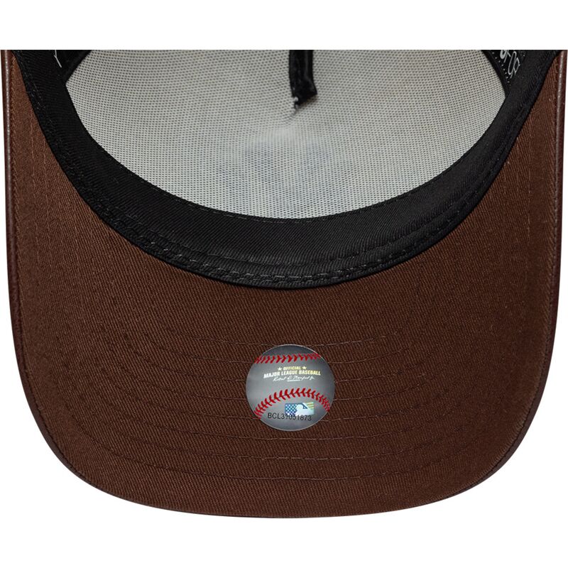 kepure-islenkta-smelio-reguliuojamas-9forty-m-crown-fabric-mix-new-york-yankees-mlb-new-era