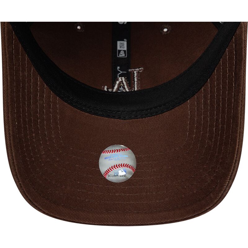 kepure-islenkta-ruda-reguliuojamas-9twenty-washed-midi-los-angeles-dodgers-mlb-new-era