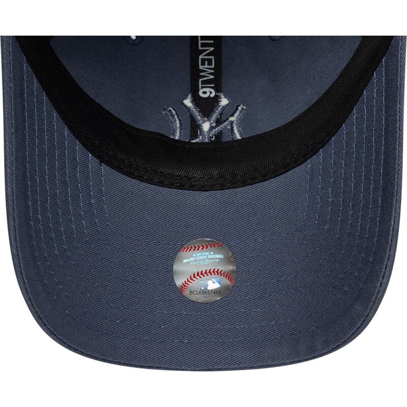 kepure-islenkta-melyna-reguliuojamas-9twenty-washed-midi-new-york-yankees-mlb-new-era