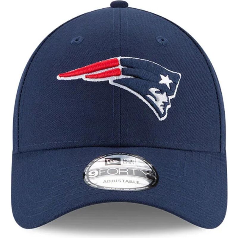 kepure-islenkta-tamsiai-melyna-reguliuojamas-9forty-the-league-new-england-patriots-nfl-new-era