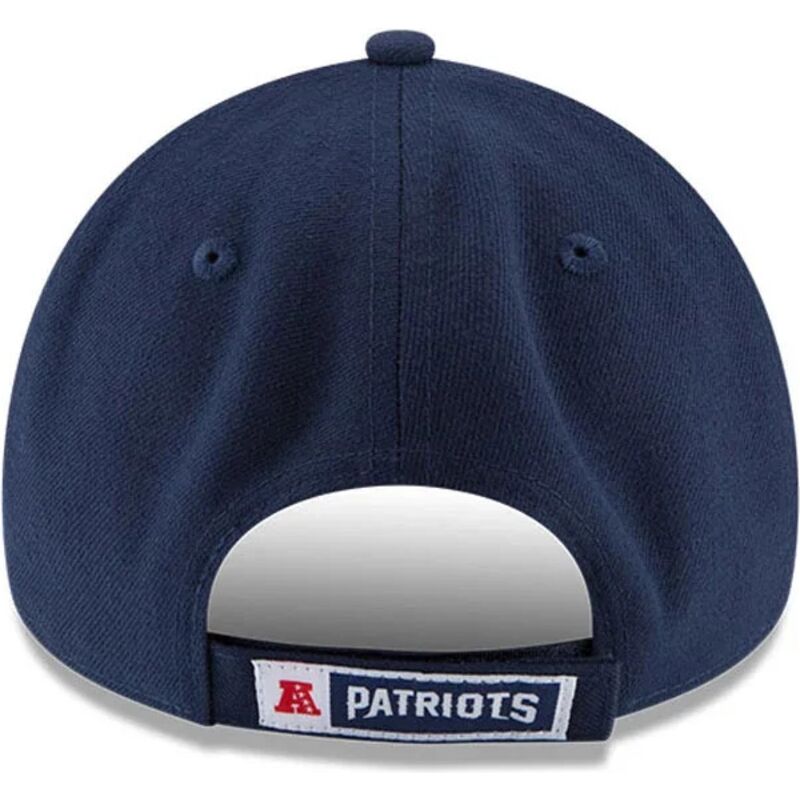 kepure-islenkta-tamsiai-melyna-reguliuojamas-9forty-the-league-new-england-patriots-nfl-new-era