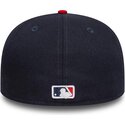 kepure-plokscia-tamsiai-melyna-priglundanti-59fifty-ac-perf-atlanta-braves-mlb-new-era