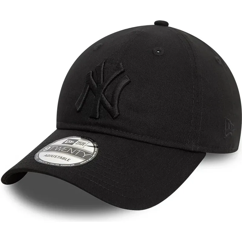 kepure-islenkta-juoda-reguliuojamas-9twenty-league-essential-new-york-yankees-mlb-new-era