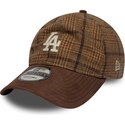 kepure-islenkta-ruda-reguliuojamas-9twenty-mix-check-los-angeles-dodgers-mlb-new-era
