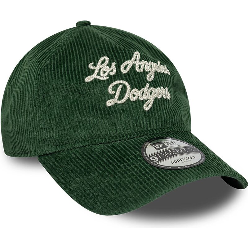 kepure-islenkta-zalia-reguliuojamas-9twenty-a-frame-cord-script-los-angeles-dodgers-mlb-new-era