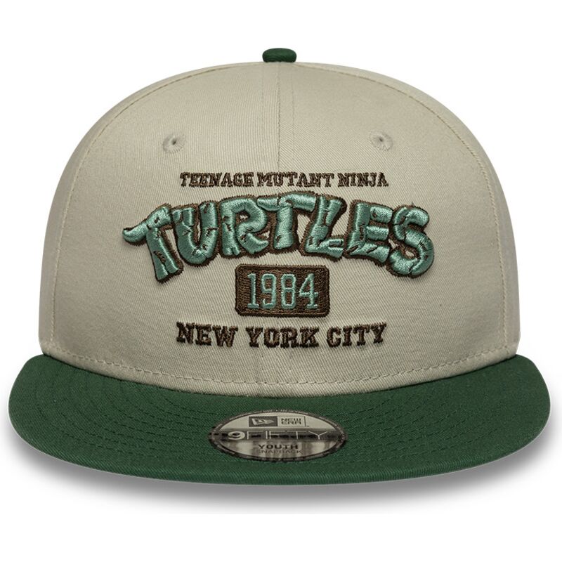 kepure-plokscia-zalia-snapback-vaikams-9fifty-tortugas-ninja-new-era