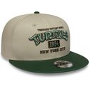 kepure-plokscia-zalia-snapback-vaikams-9fifty-tortugas-ninja-new-era