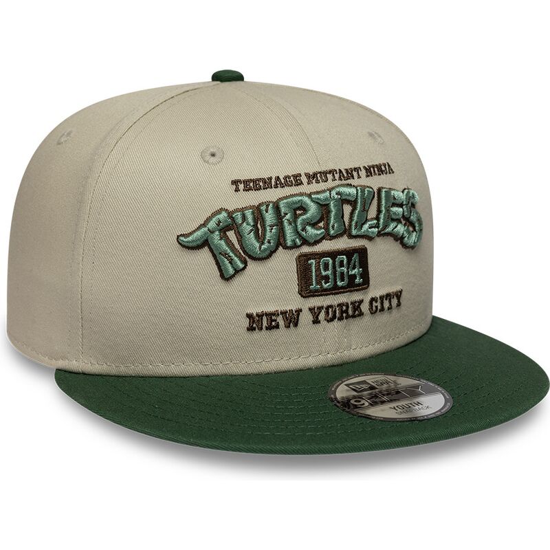 kepure-plokscia-zalia-snapback-vaikams-9fifty-tortugas-ninja-new-era