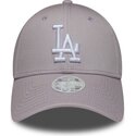 kepure-islenkta-violetine-reguliuojamas-9forty-league-essential-los-angeles-dodgers-mlb-new-era