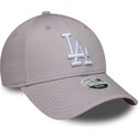 kepure-islenkta-violetine-reguliuojamas-9forty-league-essential-los-angeles-dodgers-mlb-new-era