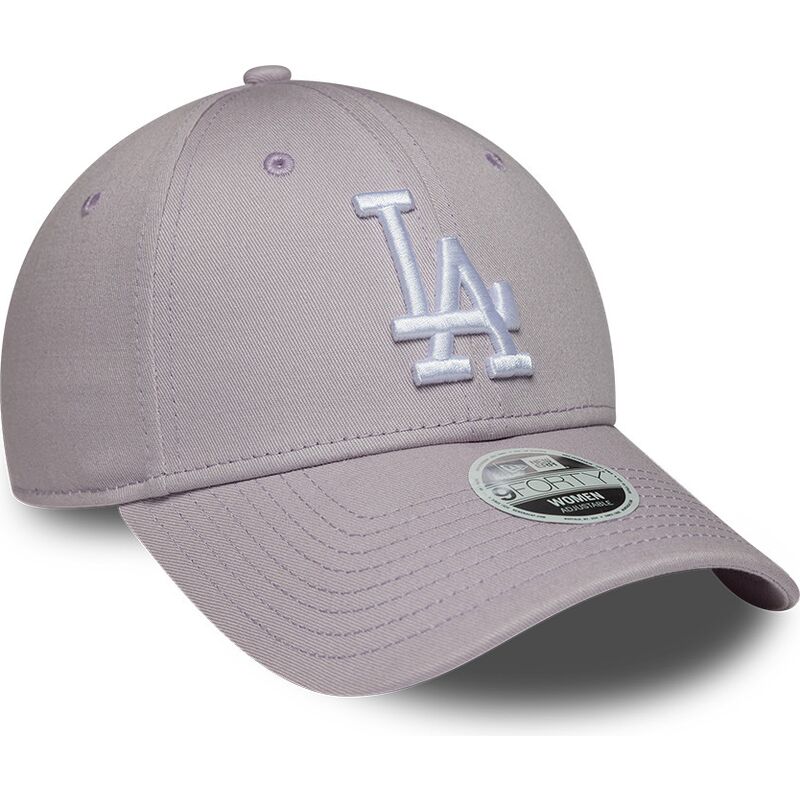 kepure-islenkta-violetine-reguliuojamas-9forty-league-essential-los-angeles-dodgers-mlb-new-era