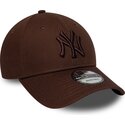 kepure-islenkta-ruda-reguliuojamas-9forty-league-essential-new-york-yankees-mlb-new-era