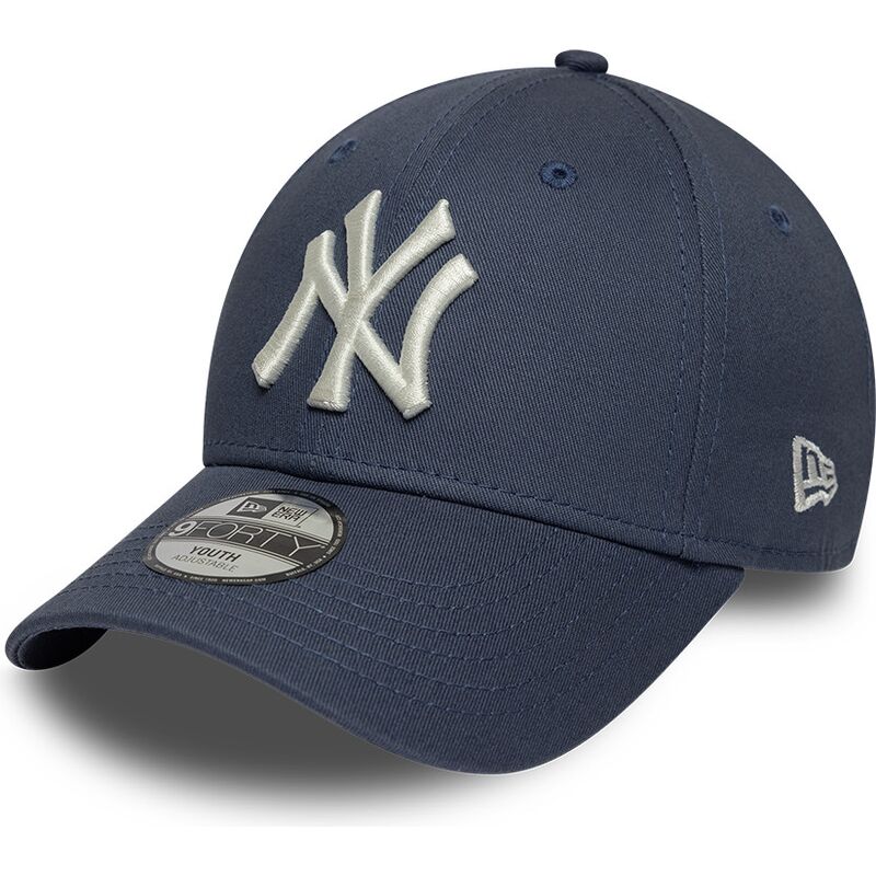 kepure-islenkta-melyna-reguliuojamas-vaikams-9forty-league-essential-new-york-yankees-mlb-new-era