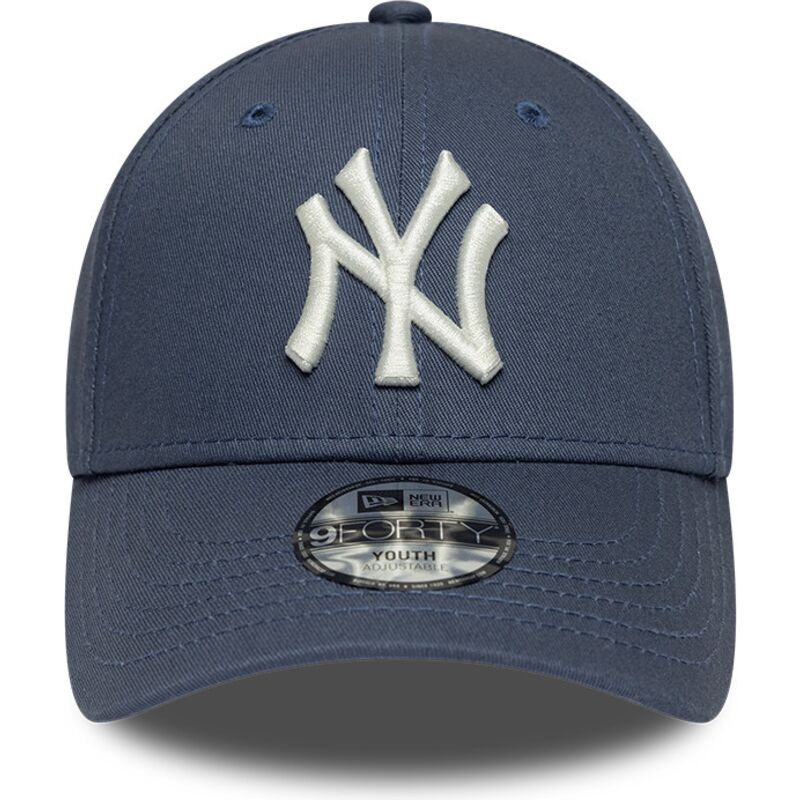 kepure-islenkta-melyna-reguliuojamas-vaikams-9forty-league-essential-new-york-yankees-mlb-new-era