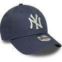 kepure-islenkta-melyna-reguliuojamas-vaikams-9forty-league-essential-new-york-yankees-mlb-new-era